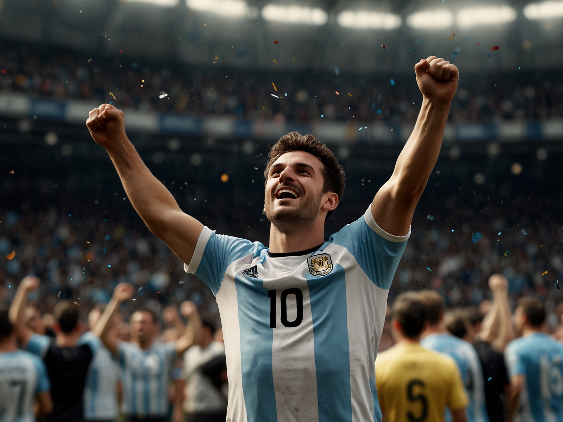 Jugador celebrando una victoria en PkBets